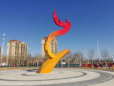 点击查看详细信息<br>标题：不锈钢喷色雕塑 阅读次数：17